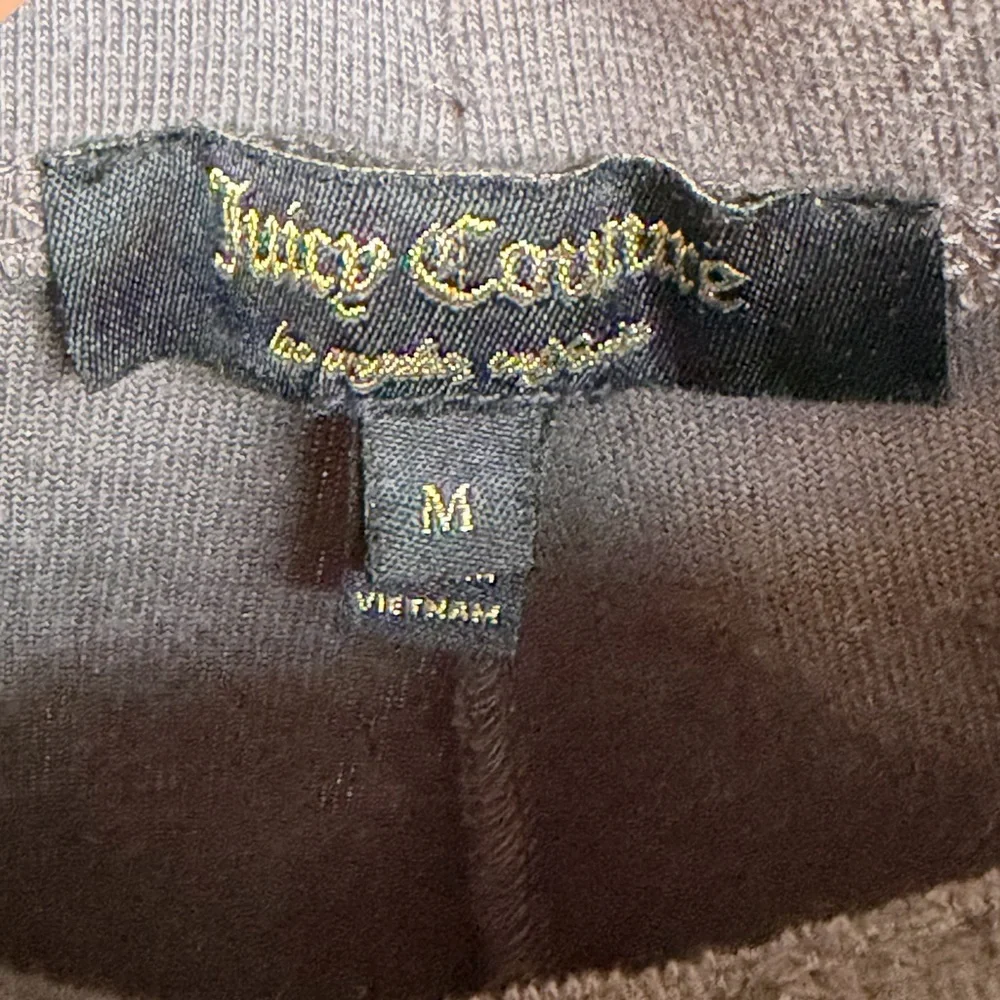 Juicy Couture Charcoal Velour Sweatsuit with Gold Logo, Y2K - Picture 4 of 7